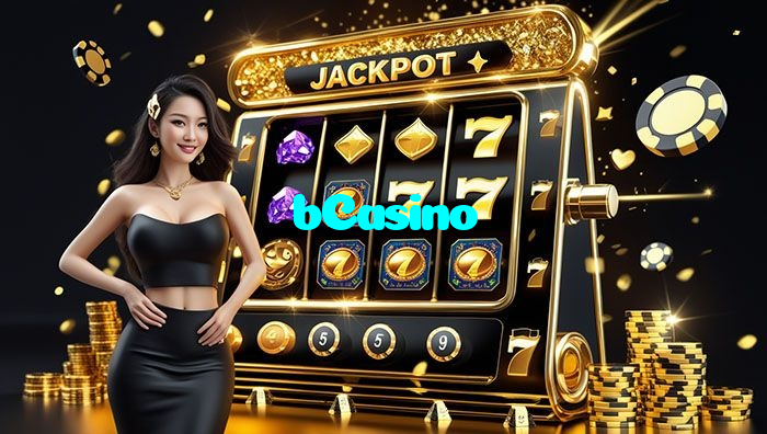 bCasino casino presented on mobile device in Pakistan with slots and live games